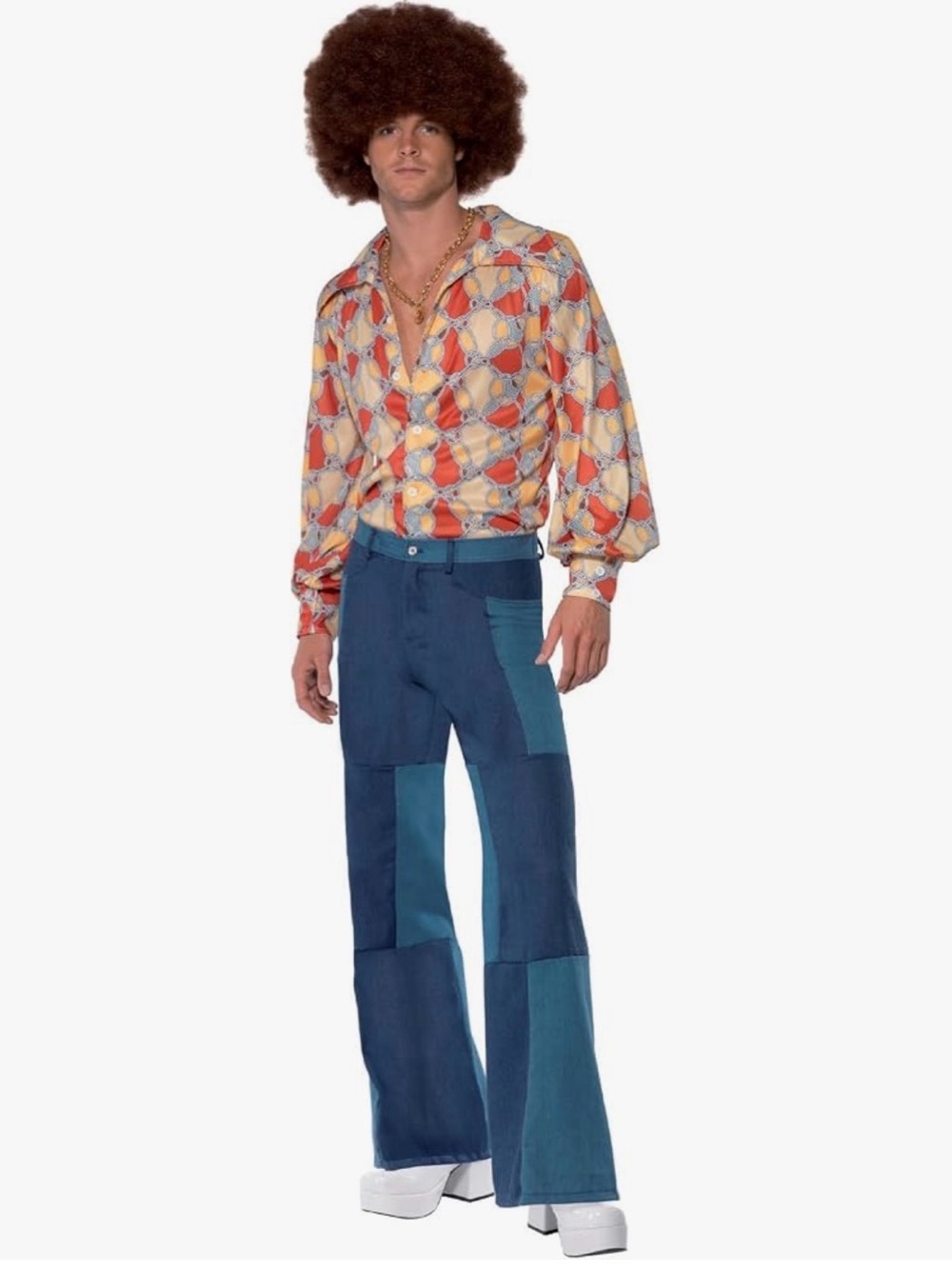 Smiffys 1970s Men’s Retro Disco Halloween Costume